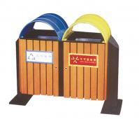 A-1302新款分类垃圾桶|新款钢木垃圾桶