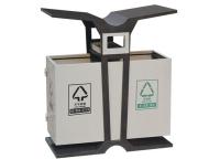 C-3101分类环保垃圾桶|分类钢板垃圾桶