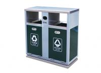 C-3038分类钢板垃圾桶|防锈钢板垃圾桶