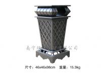 G-7009 铸铝垃圾桶 